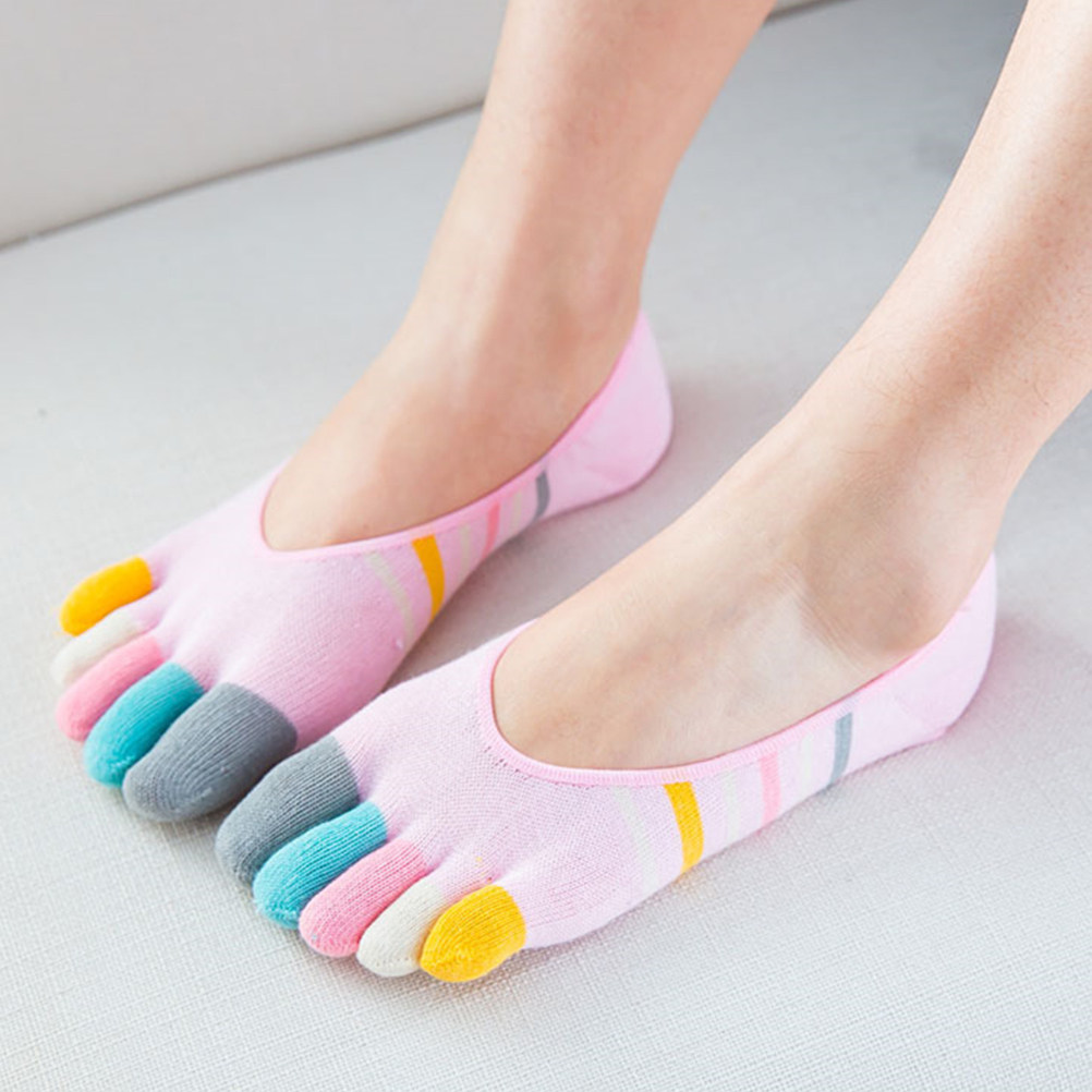 Pilates Yoga Ballet - 2Pairs Yoga Socks Women Cotton Non-slip
