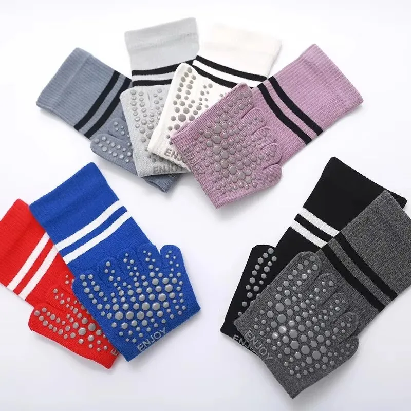 Pilates Yoga Ballet - Women's Mid-Tube Breathable Yoga Socks Non-Slip