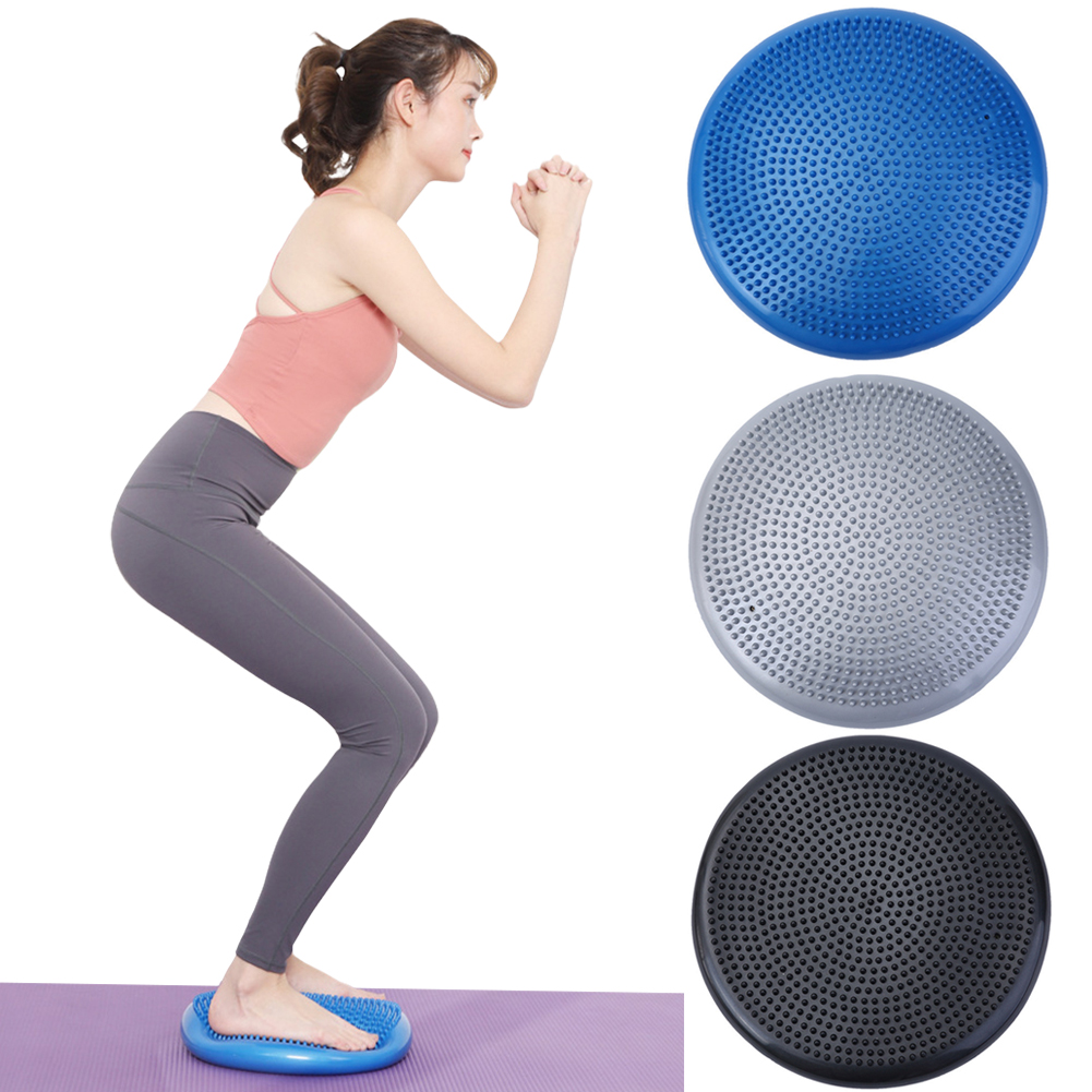 Wobble Balance Cushion Board P - Exercise Disc Inflatable recension och pris
