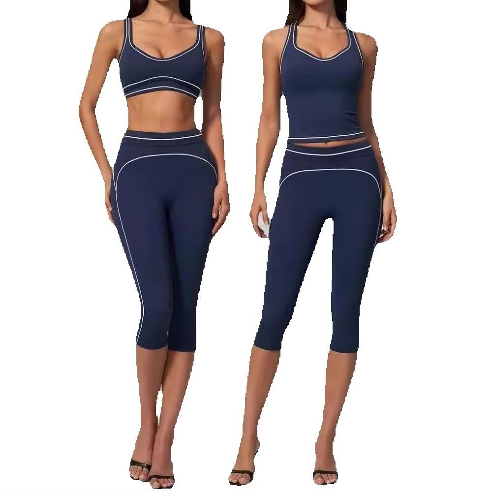 Women Contrast Stitch Racerbac - Pilates Yoga Classes recension och pris