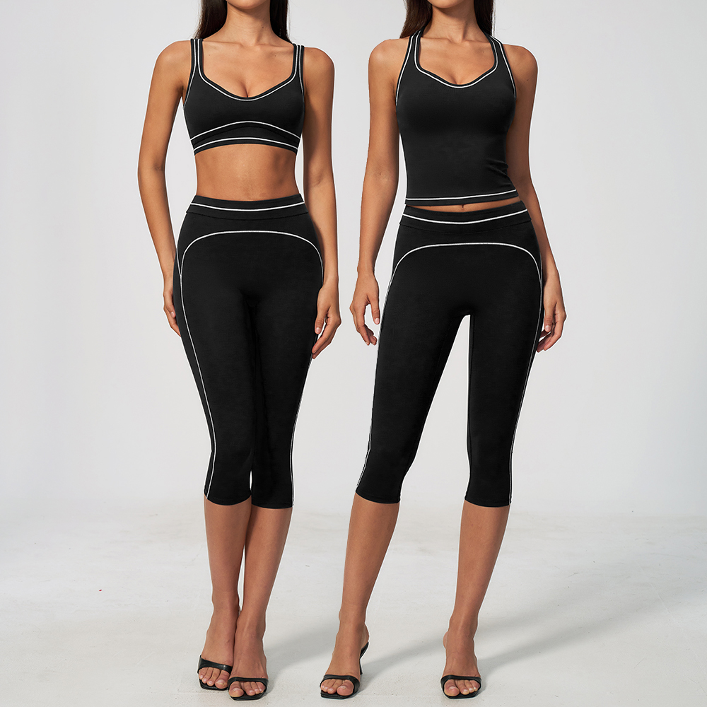 Women Contrast Stitch Racerbac - Pilates Yoga Classes recension och pris
