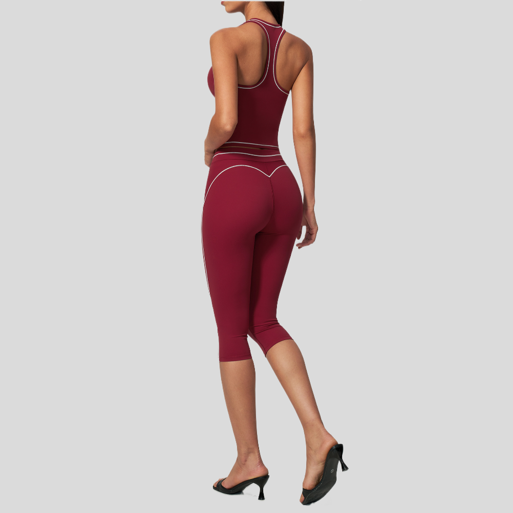 Women Contrast Stitch Racerbac - Pilates Yoga Classes recension och pris