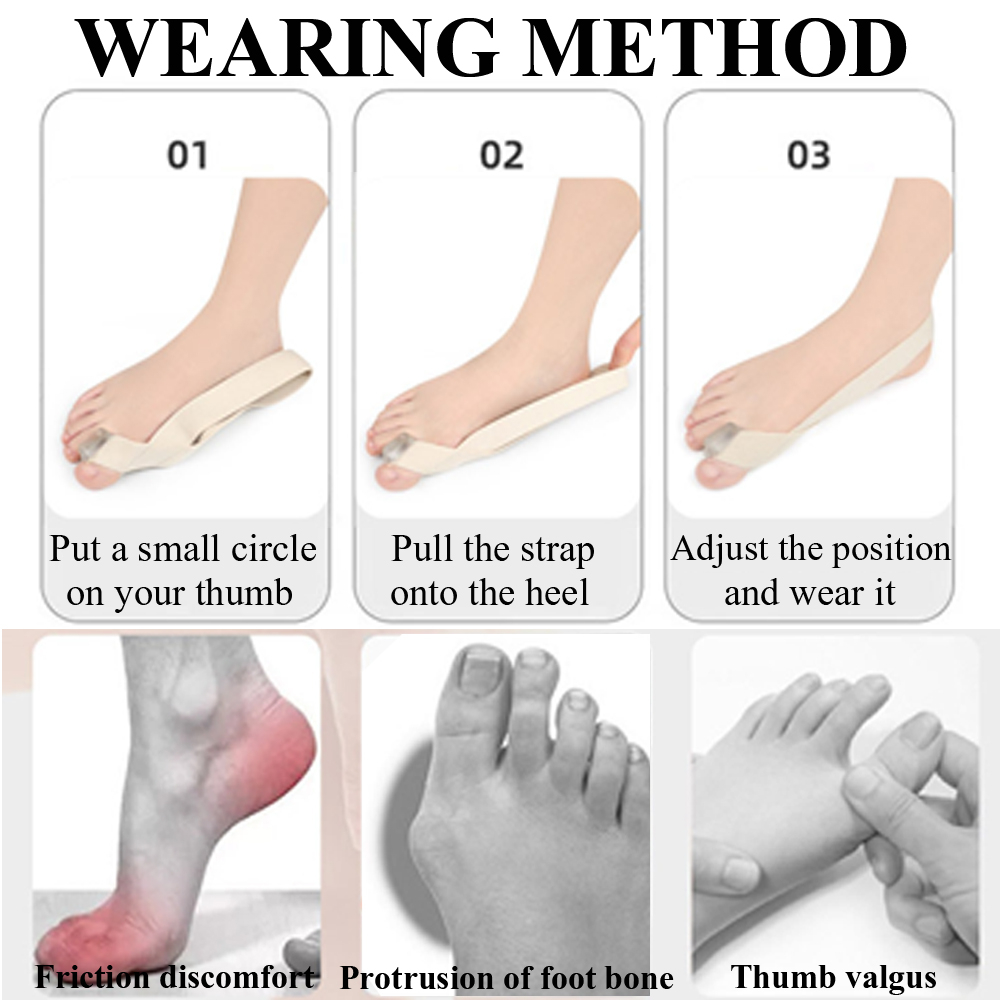 One Side Hallux Valgus Correct - Toe Separator Silicon recension och pris