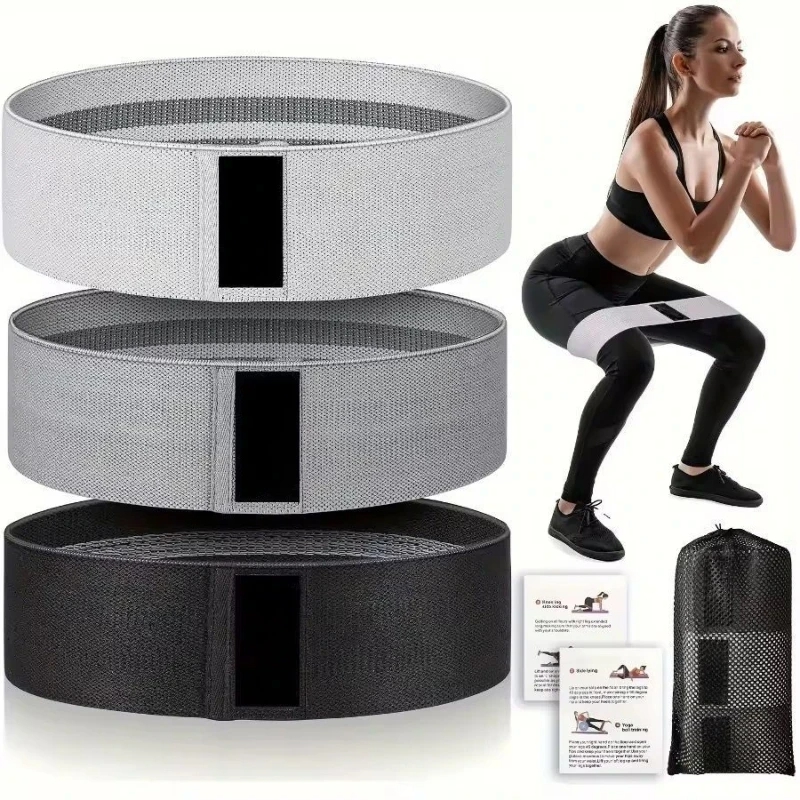 3PCS Fabric Resistance Bands f - Pilates Yoga Classes recension och pris