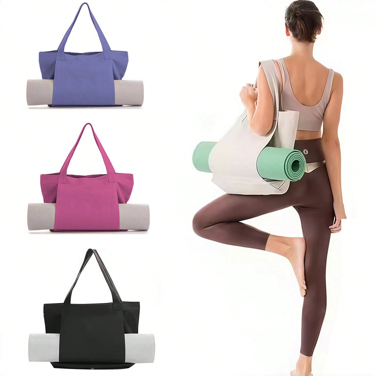 Yoga Bag Women's Sports Bag Yo - Yoga Mat Bag Carrier recension och pris
