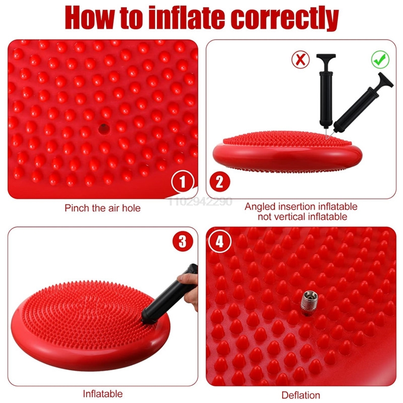 13.5in / 34cm Inflated Wobble  - Exercise Disc Inflatable recension och pris