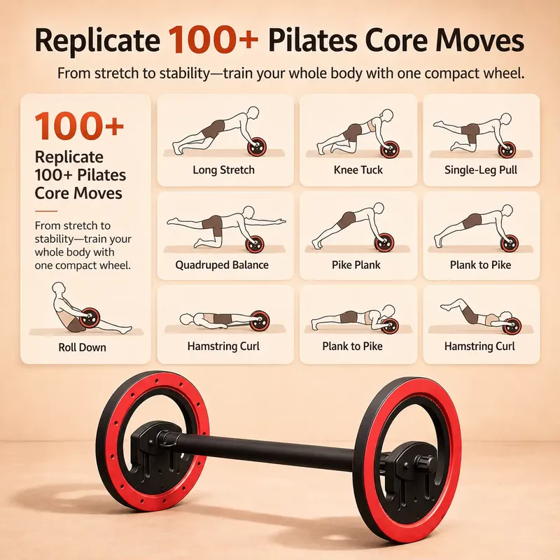 Pilates Yoga Wheel for Home Gy - Pilates Yoga Wheel recension och pris