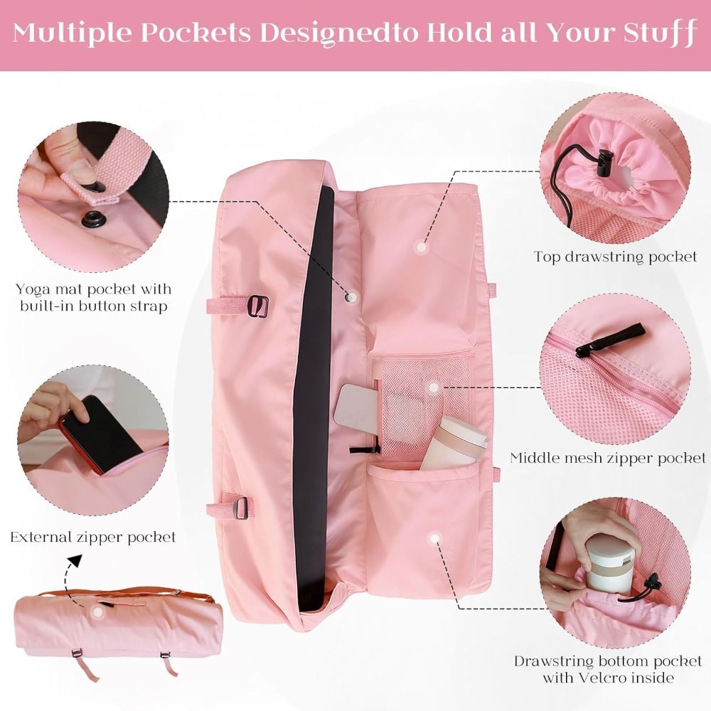New Design Waterproof Yoga Mat - Yoga Mat Bag Carrier recension och pris