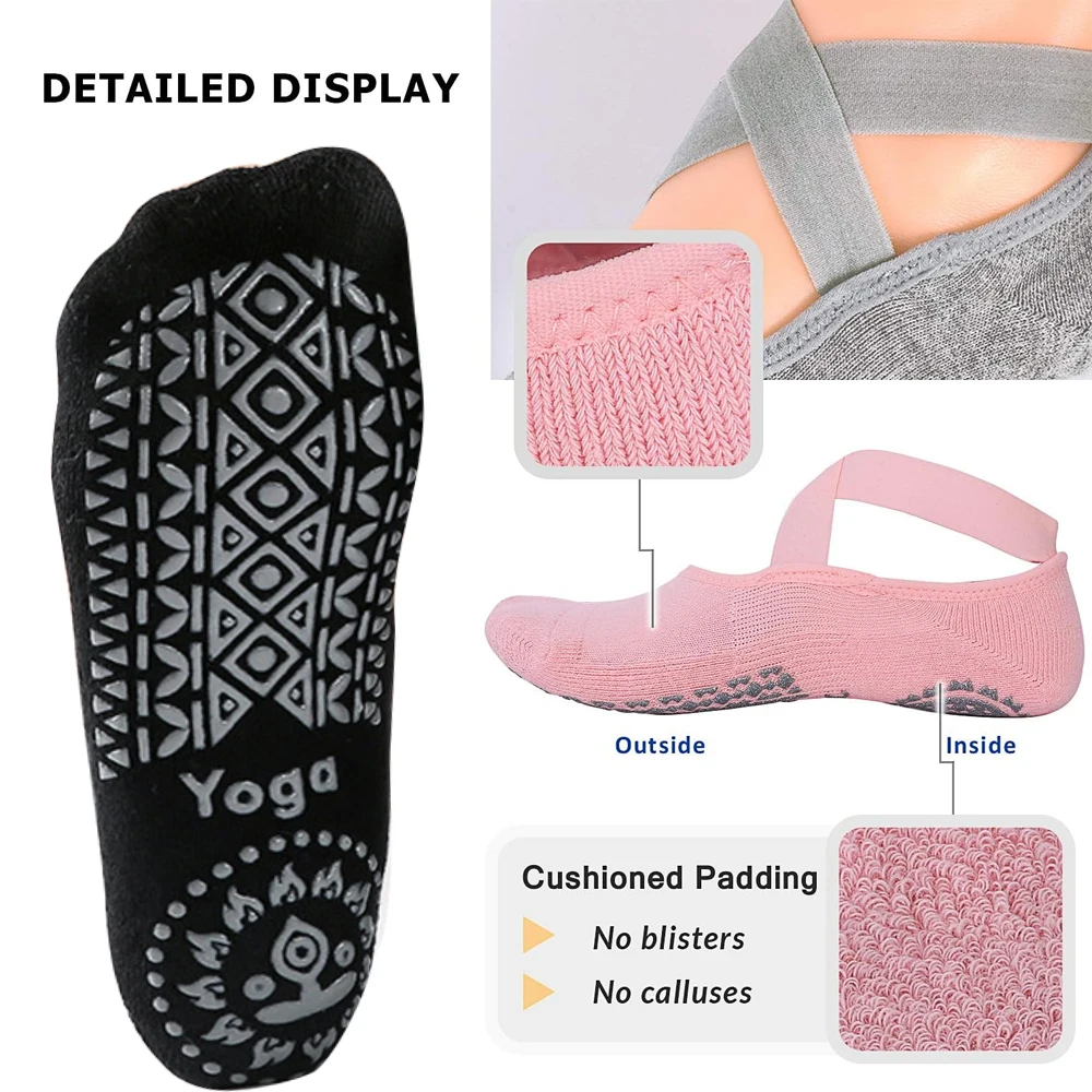 1Pair Yoga Socks for Women Non - Pilates Yoga Ballet recension och pris