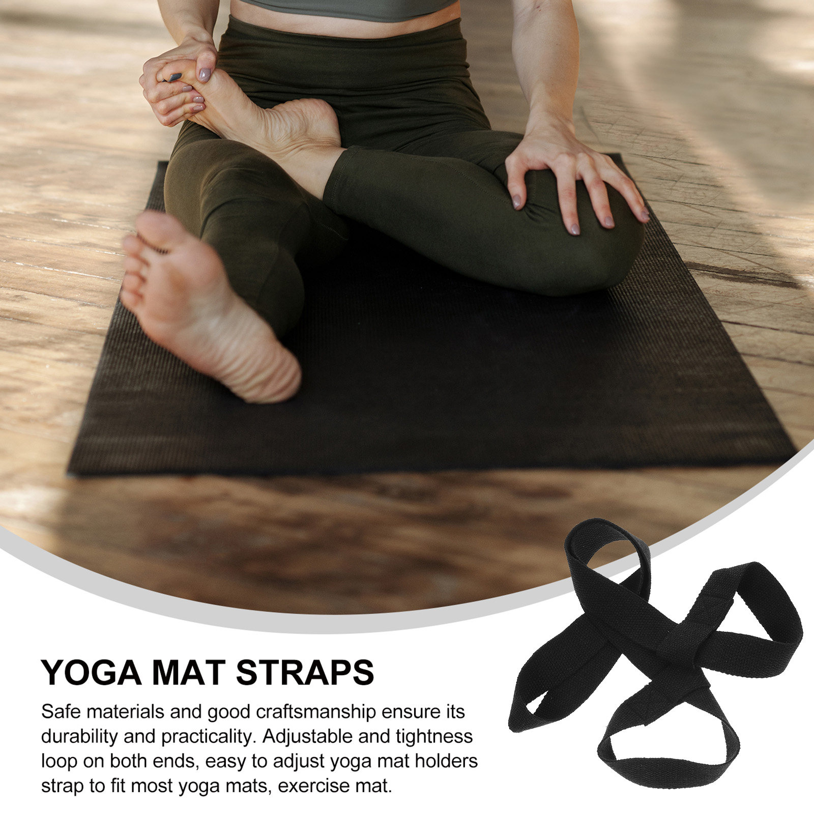 2Pcs Yoga Mat Sling Strap Heav - Pilates Yoga Classes recension och pris