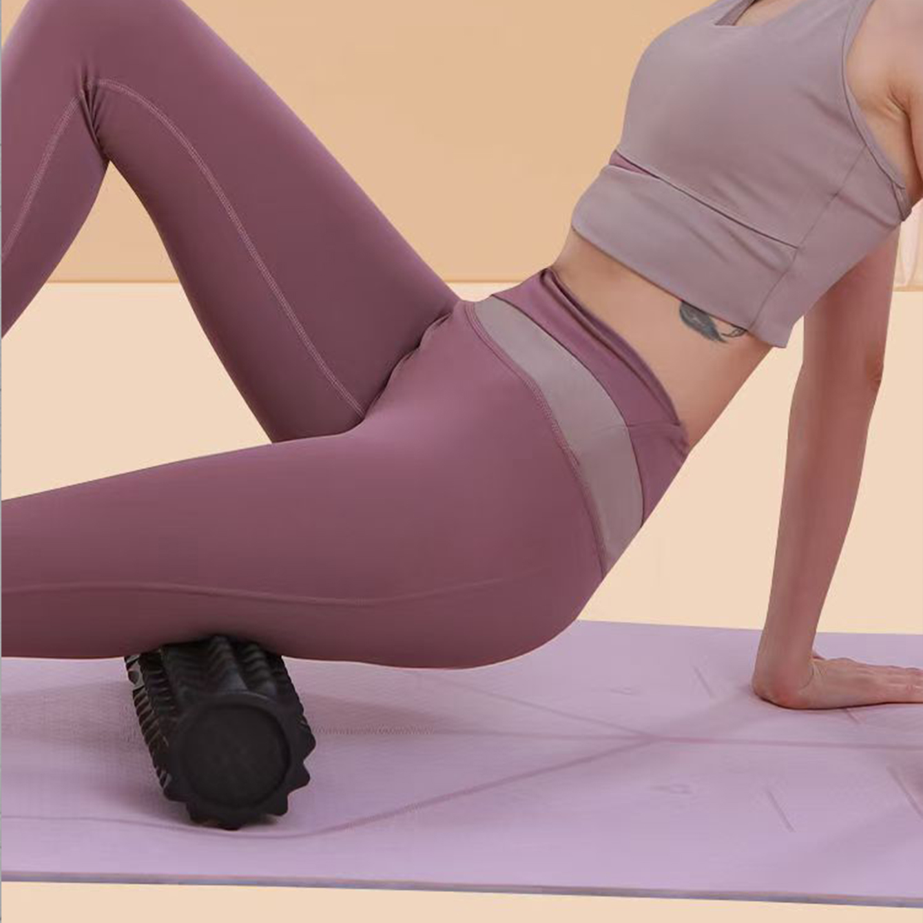 Foam Roller Yoga Block Set 33/ - Pilates Yoga Wheel recension och pris