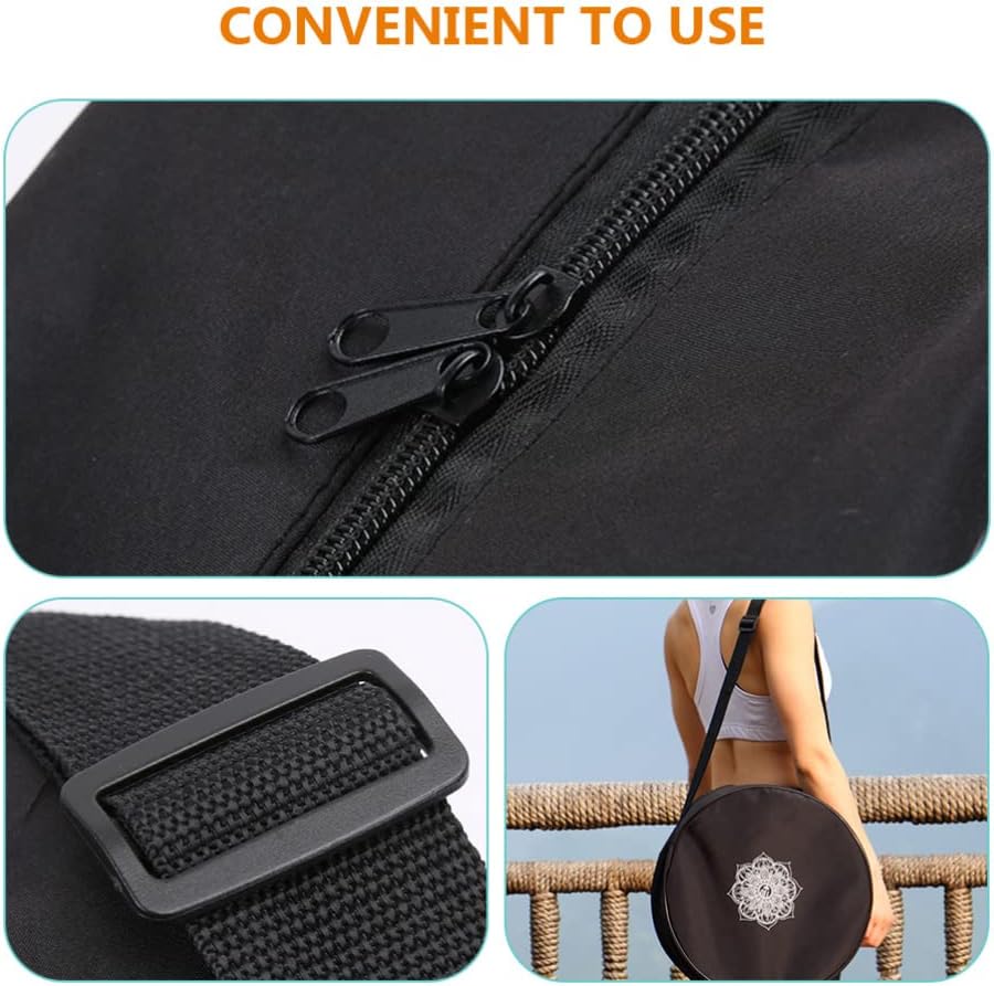 Yoga Wheel Bag Nylon Black Man - Pilates Yoga Wheel recension och pris
