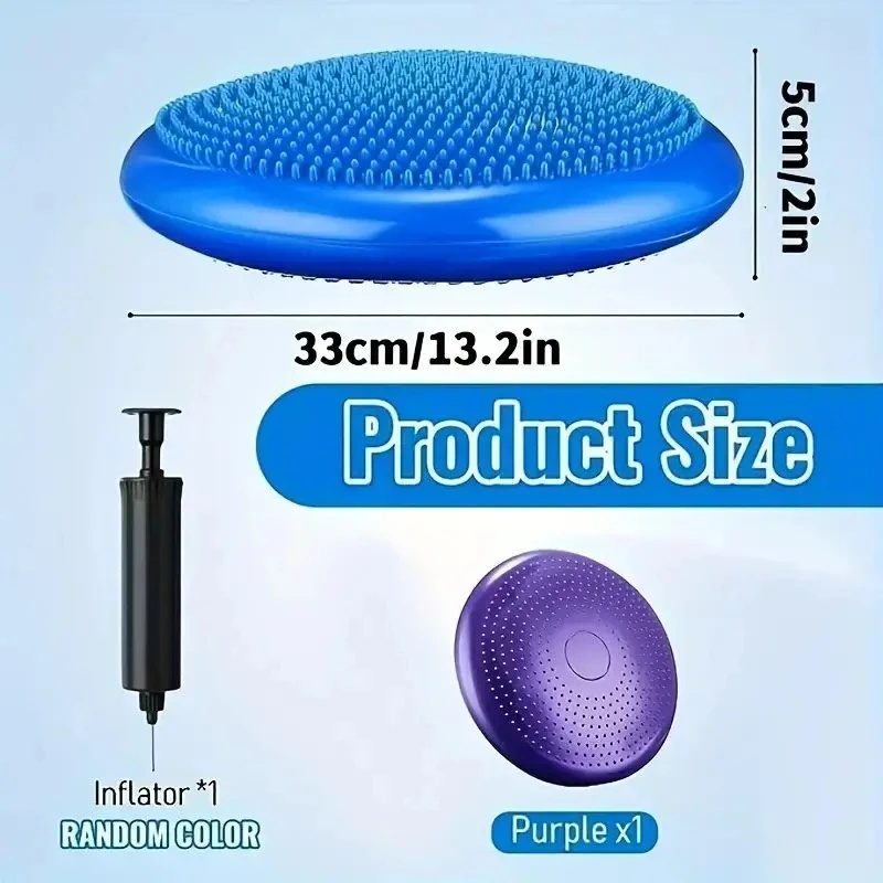 Inflatable Balance Pad Yoga Ma - Exercise Disc Inflatable recension och pris