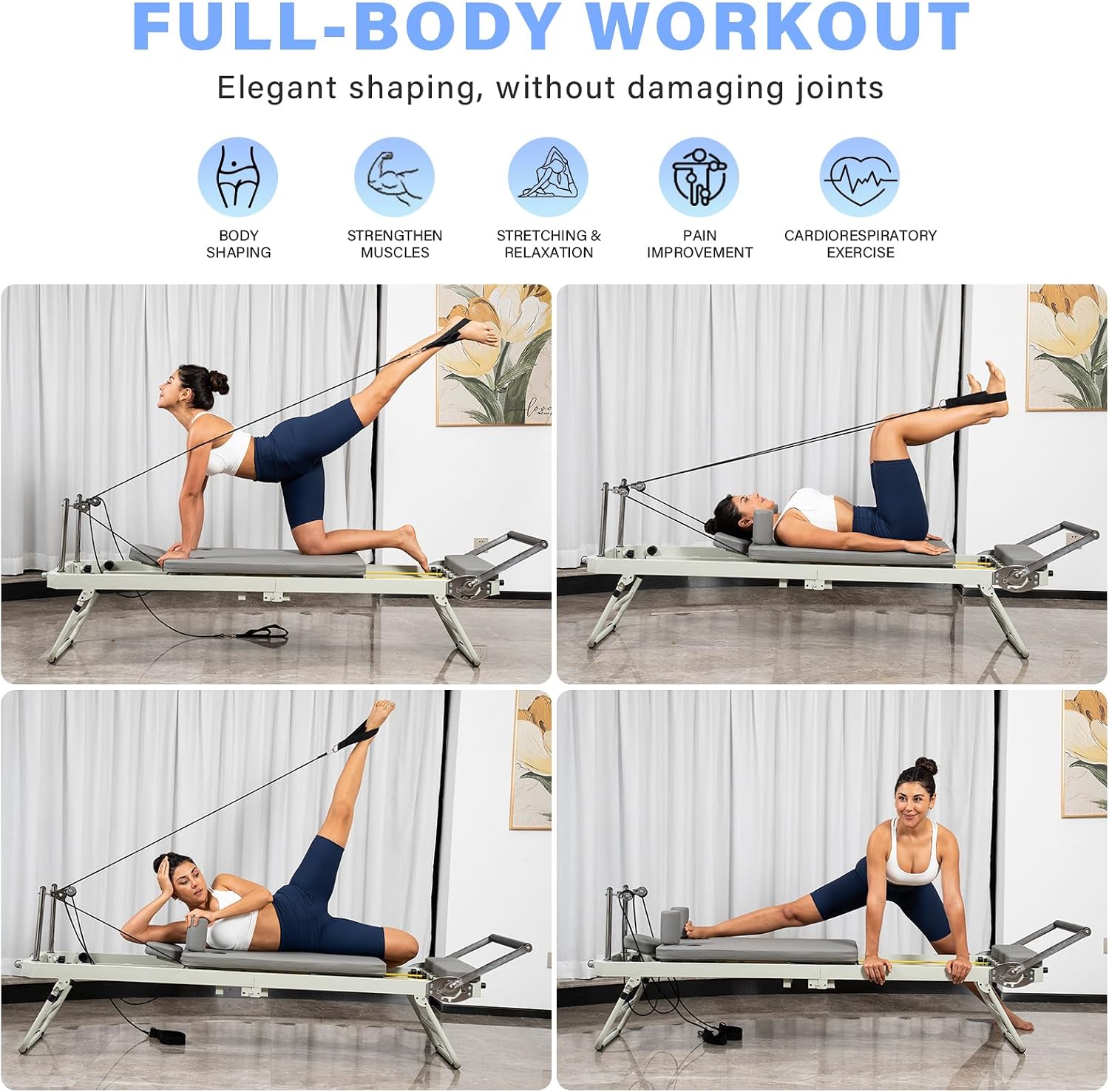 Pilates Reformer, Reformer Pil - Pilates Reformer Spring recension och pris