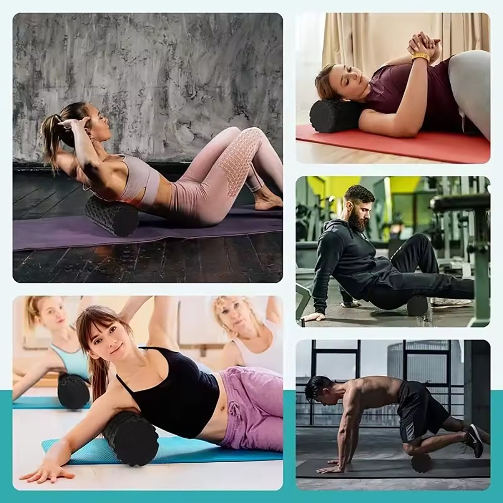 33cm Foam Roller for Muscle Ma - Pilates Yoga Wheel recension och pris