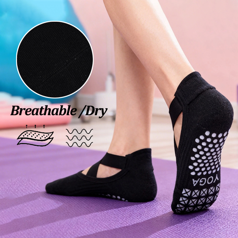 Women Non-Slip Yoga Socks Sili - Pilates Yoga Ballet recension och pris
