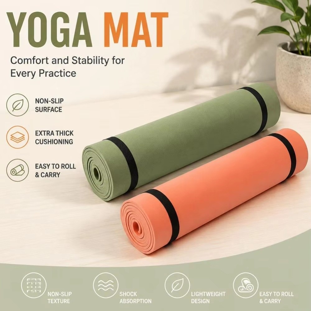 Multi-purpose 180×50cm Exercis - Pilates Yoga Mat Thickness recension och pris