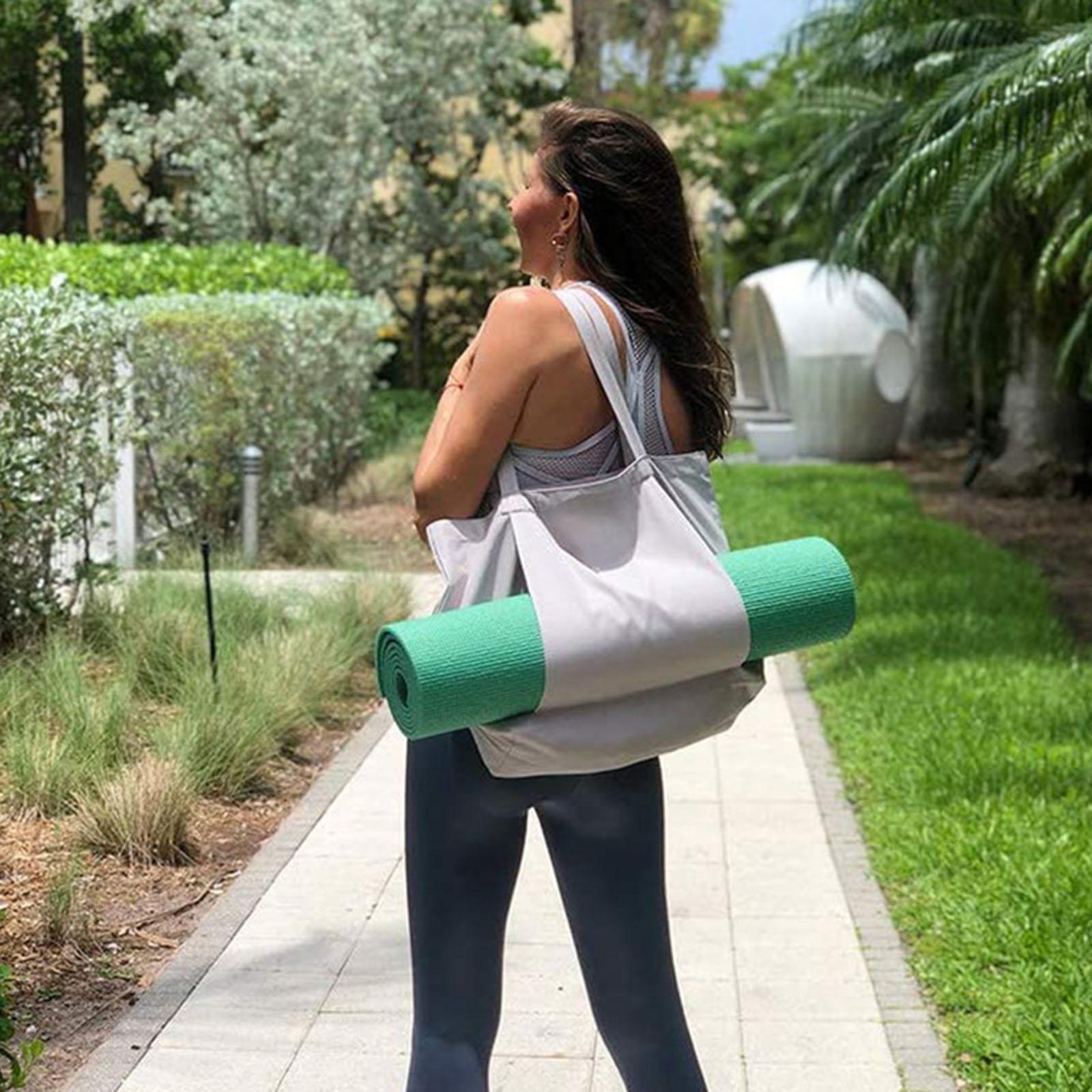 Yoga Women Canvas Tote Shoulde - Yoga Mat Bag Carrier recension och pris