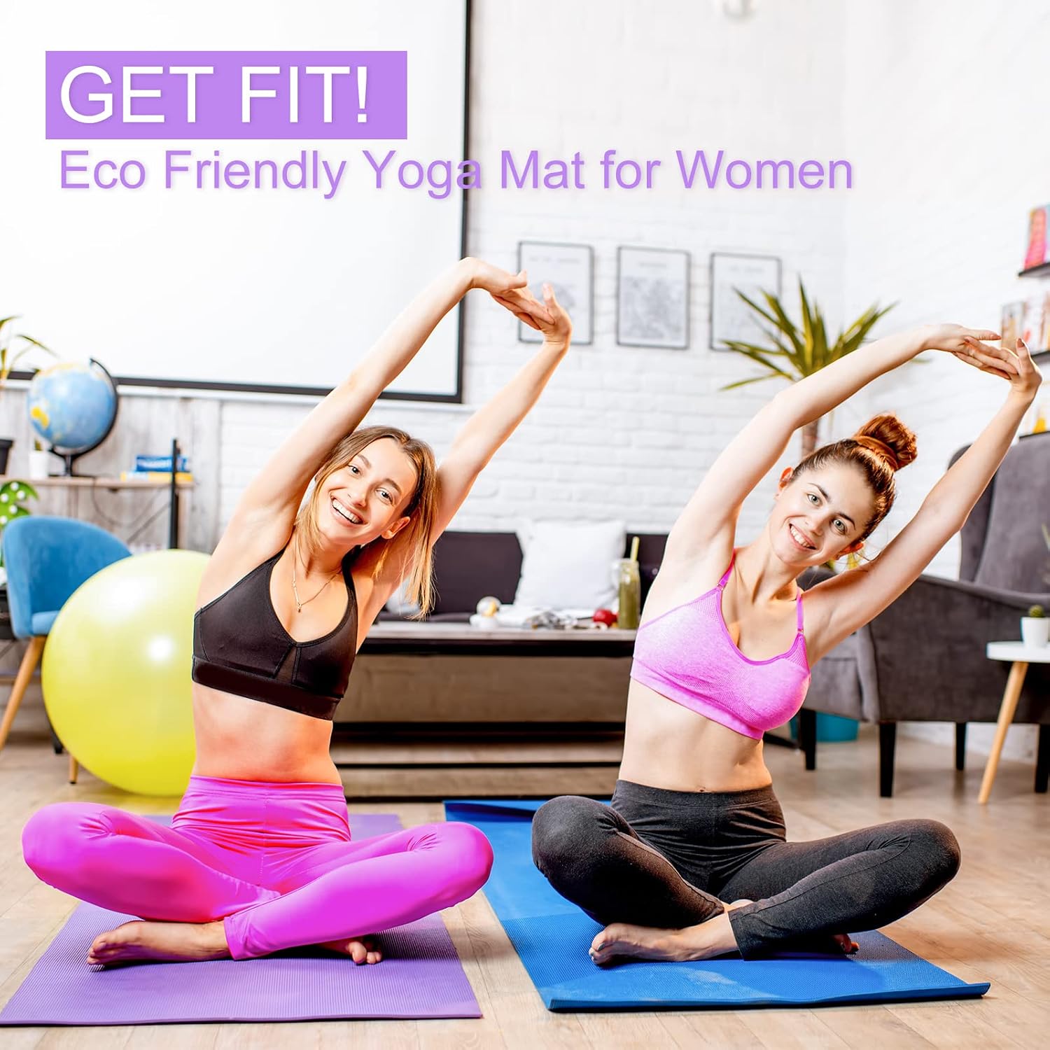 3 mm Thin Yoga Mats Lightweigh - Pilates Yoga Classes recension och pris