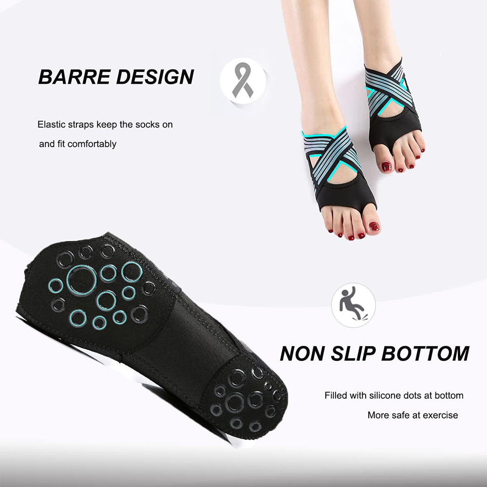 1Pair Women's Sticky Bottom Pi - Pilates Yoga Classes recension och pris