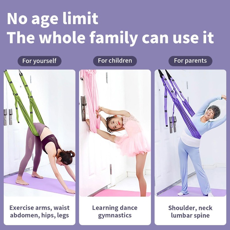 Adjustable Aerial Yoga Hammock - Pilates Yoga Stretching recension och pris