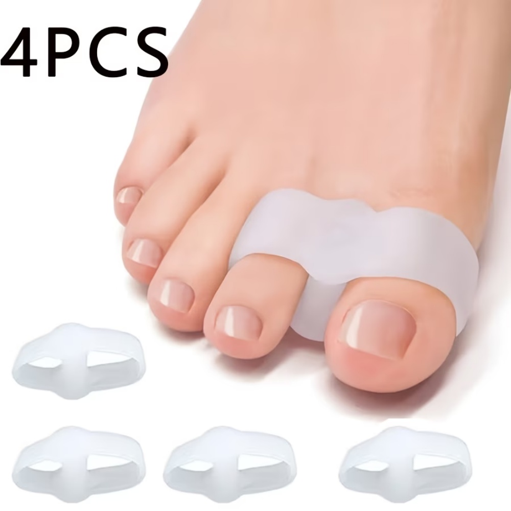 4 White Silicone Toe Separator - Toe Separator Silicon recension och pris