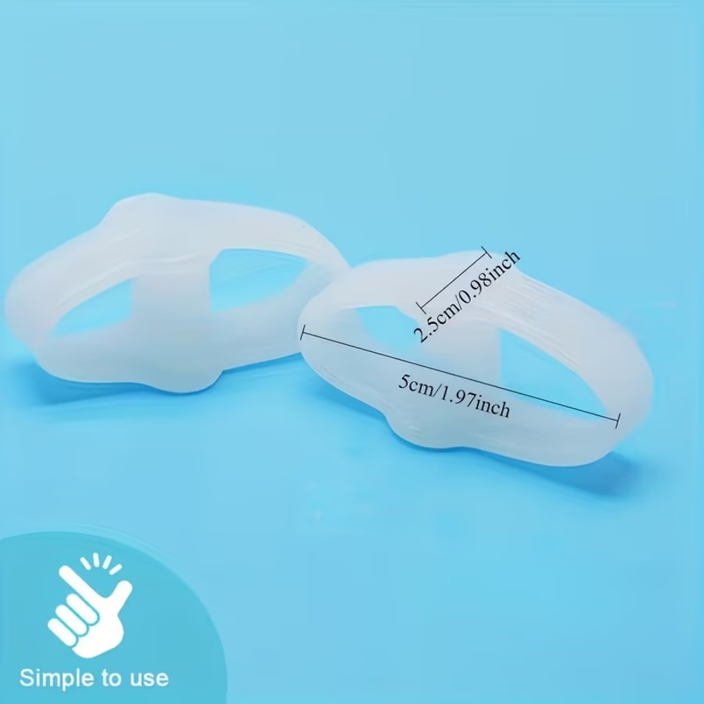 4 White Silicone Toe Separator - Toe Separator Silicon recension och pris