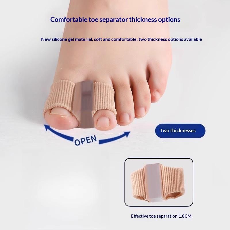【B】1/2PCS Silicone Toe Spreade - Toe Separator Silicon recension och pris