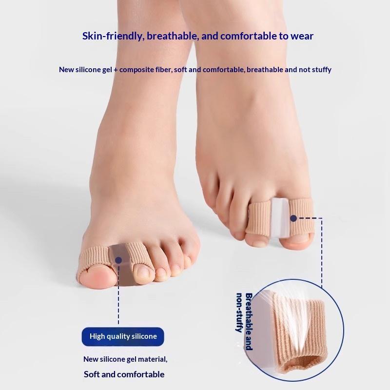 【B】1/2PCS Silicone Toe Spreade - Toe Separator Silicon recension och pris