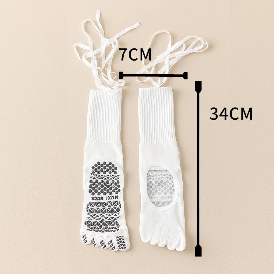 Women's Lace-Up Grip Yoga Sock - Pilates Yoga Ballet recension och pris