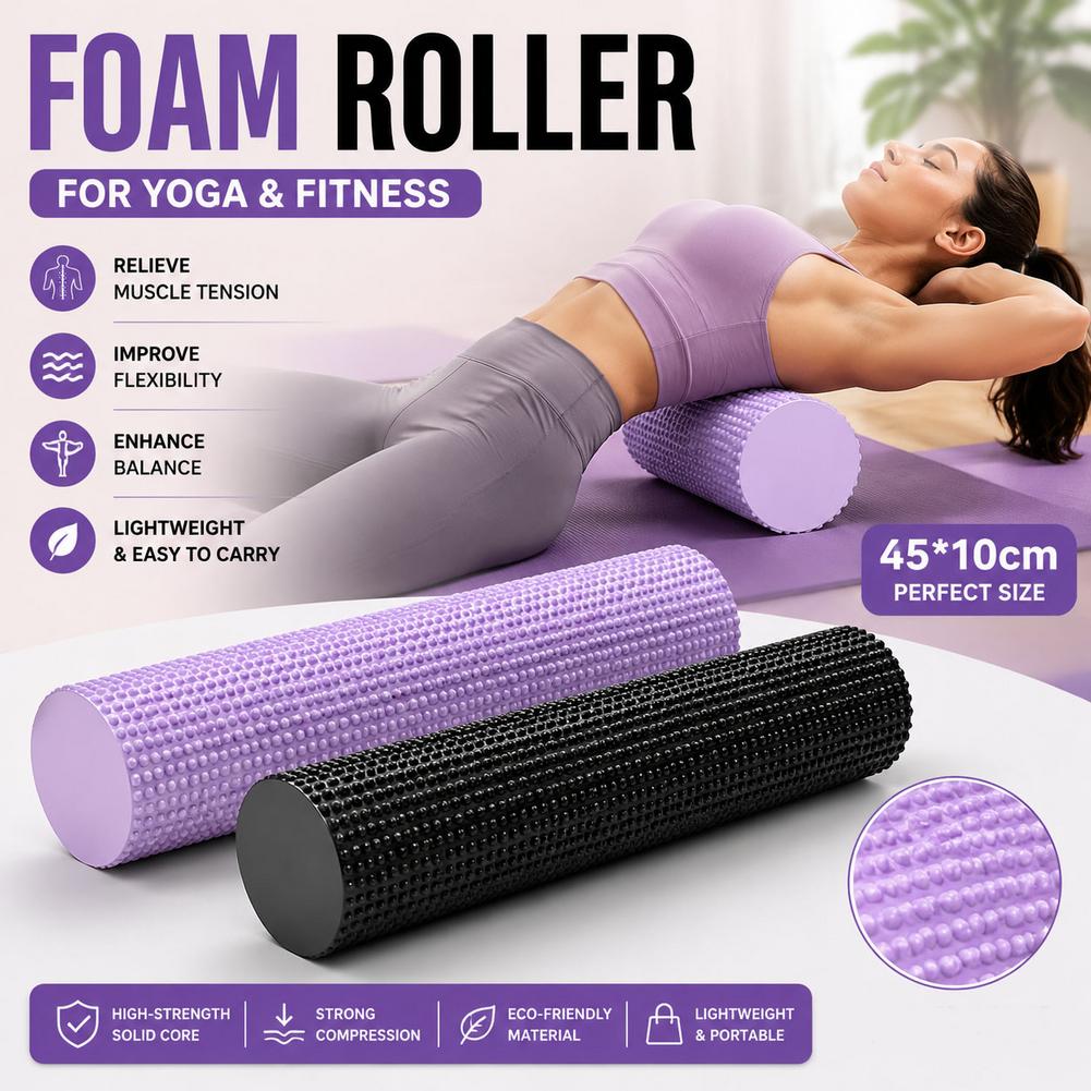 EVA Foam Roller Body Exercises - Pilates Yoga Stretching recension och pris