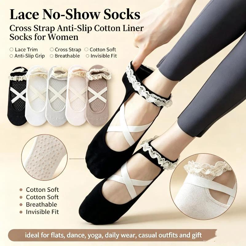 1Pairs Cute Lacework Pilates S - Pilates Yoga Ballet recension och pris