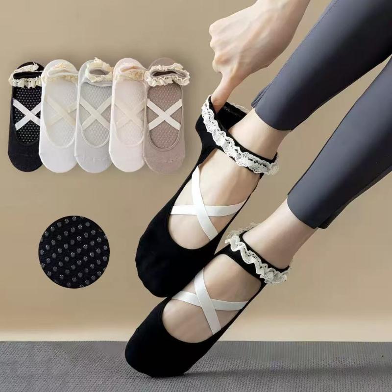 1Pairs Cute Lacework Pilates S - Pilates Yoga Ballet recension och pris