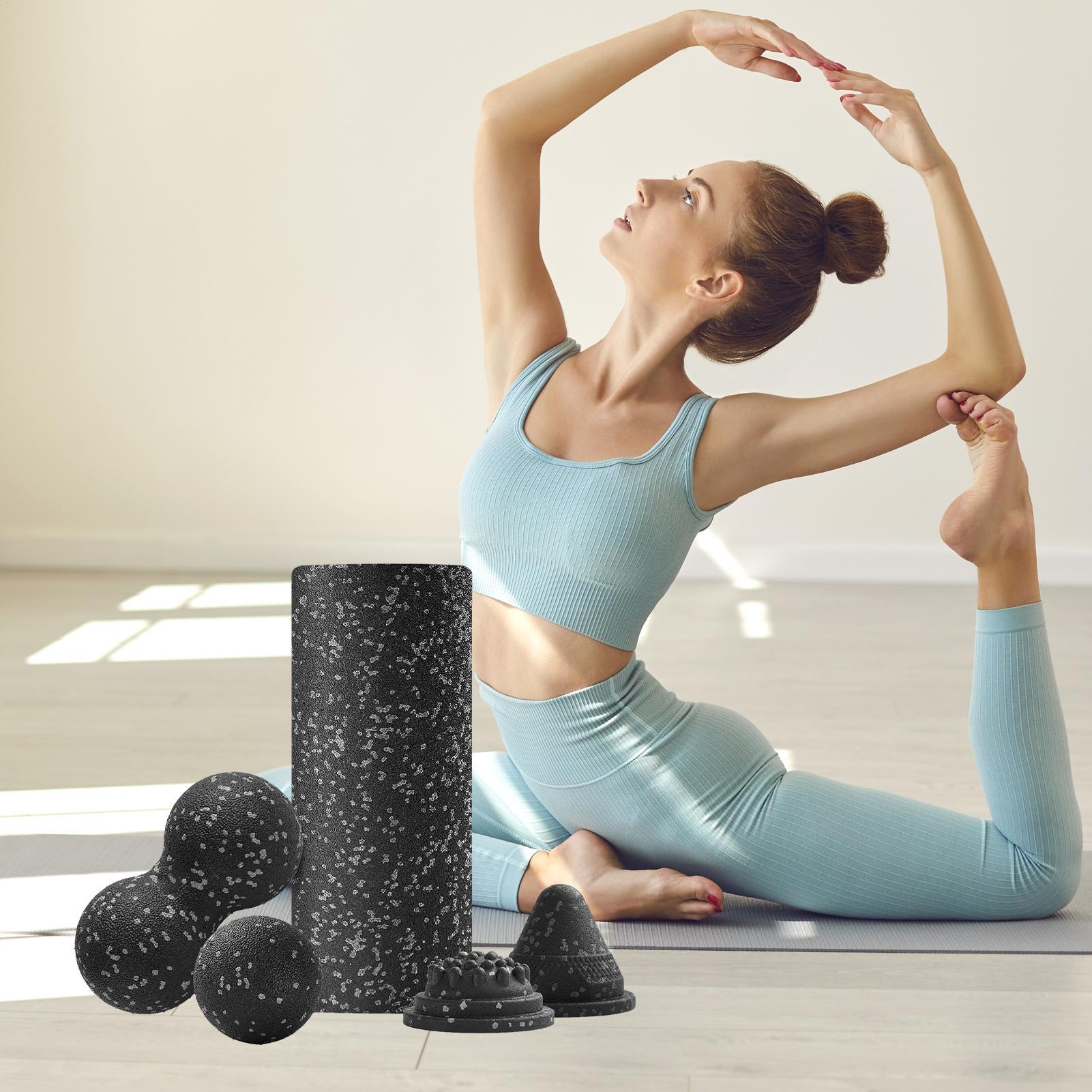 Yoga Roller Exercise Foam Roll - Pilates Yoga Wheel recension och pris