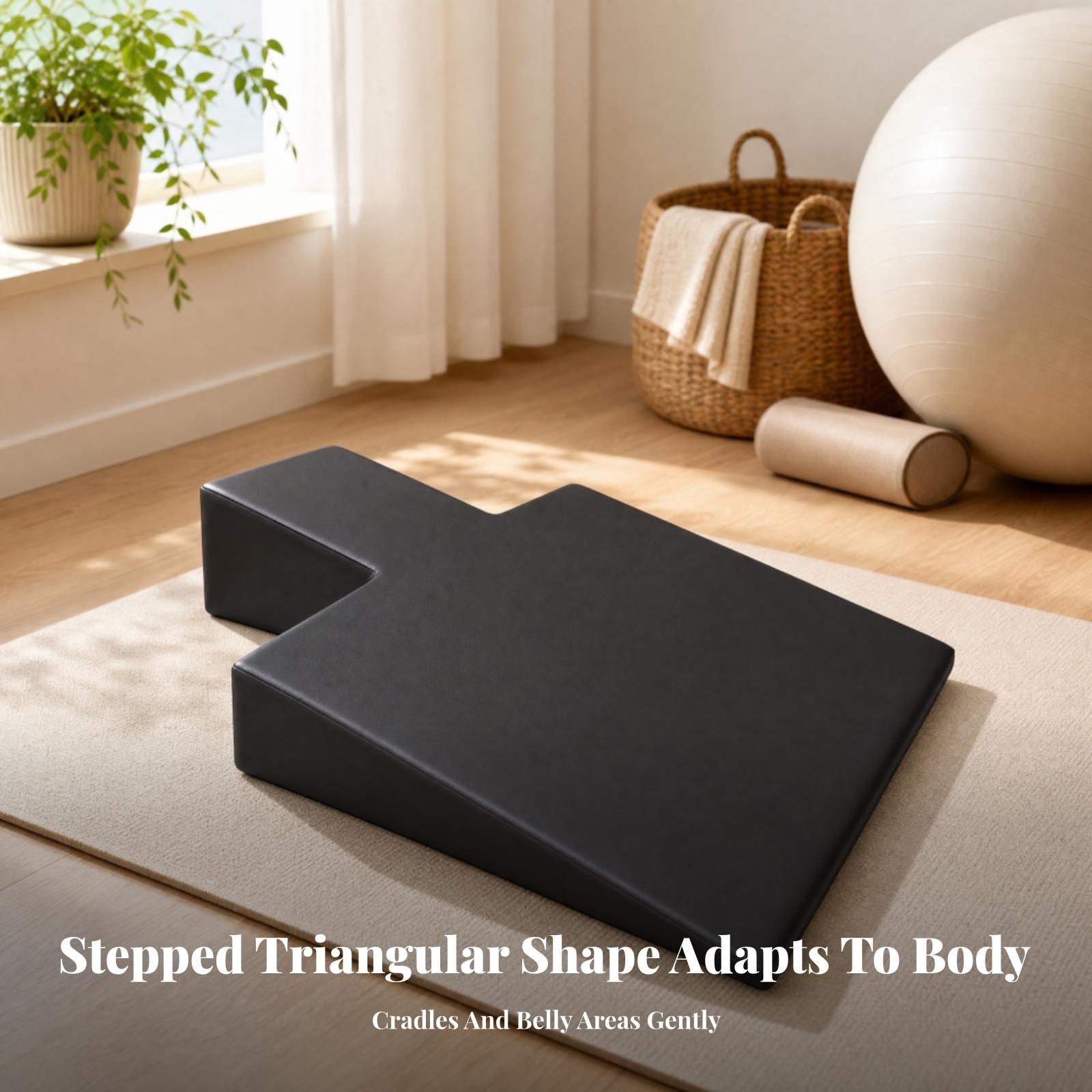 Ergonomic Pregnancy Yoga Cushi - Pilates Yoga Classes recension och pris