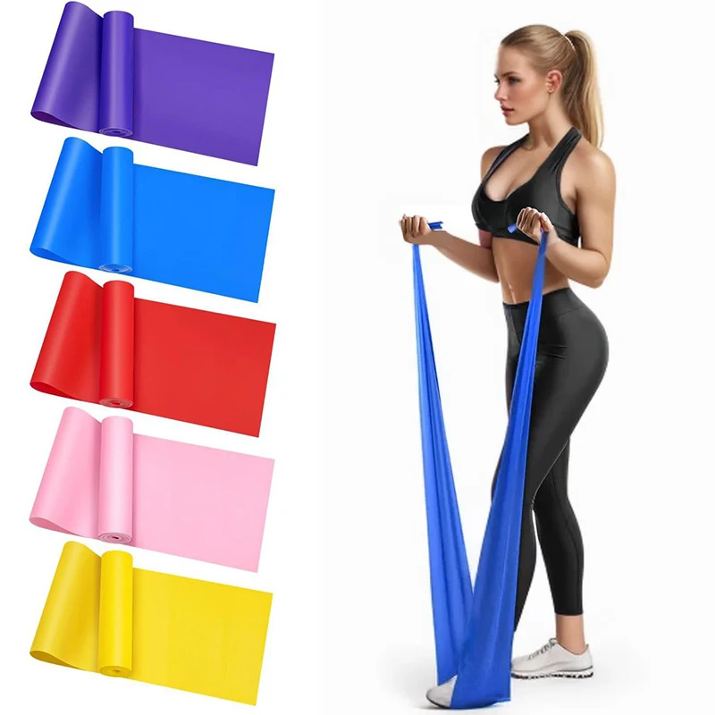 Elastic Yoga Fitness Bands Yog - Pilates Yoga Stretching recension och pris